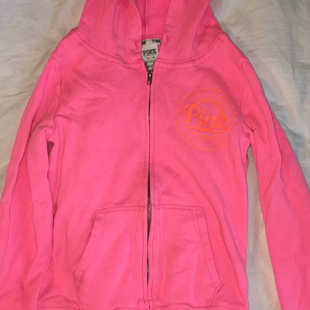VS PINK zip up hoodie